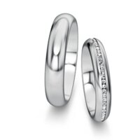 Trouwringen Delight/Heaven met diamanten 0,19ct