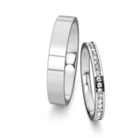 Trouwringen Infinity met diamanten 0,29ct