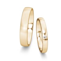 Trouwringen Modern/Romance met diamant 0,03ct