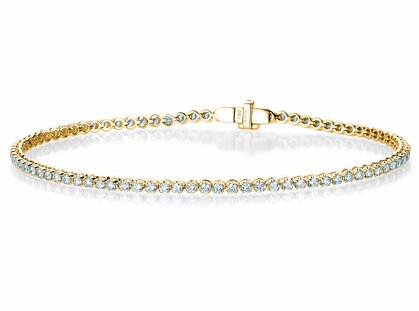 Tennisarmband in 18K geelgoud