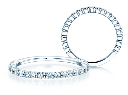 Verlovingsring Dawn in platina 950/- met diamanten 0,53ct G/SI